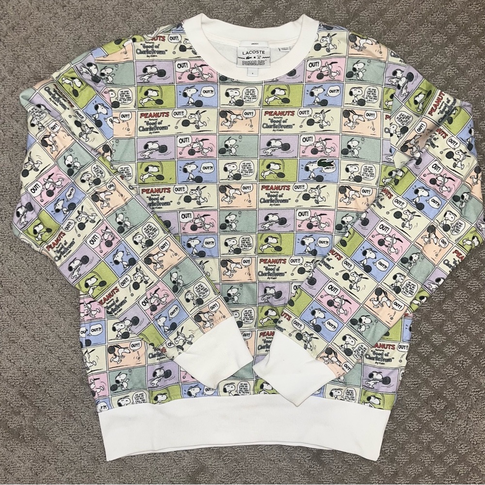 Lacoste Peanuts crew neck